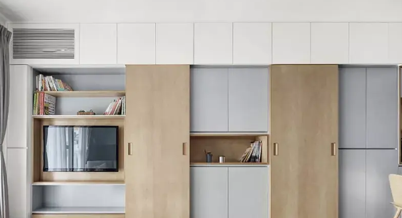 茶色玻璃电视背景墙效果图