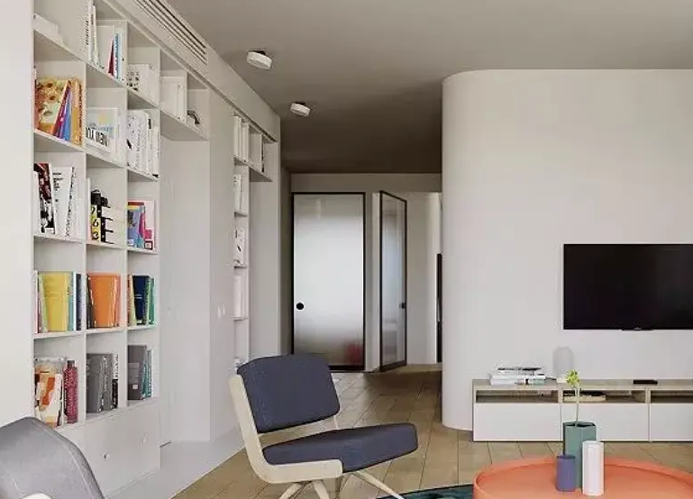 茶色玻璃电视背景墙效果图