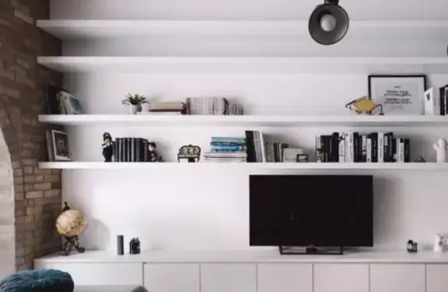 茶色玻璃电视背景墙效果图