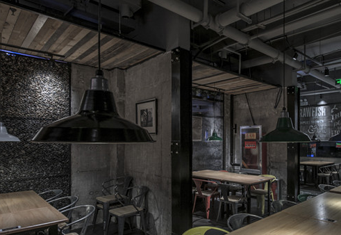 龙虾店内部装修风格图