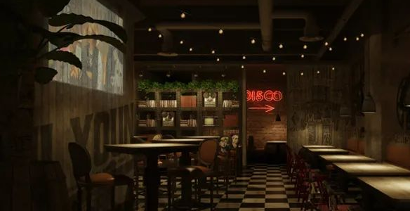 小饭店外墙面图片大全