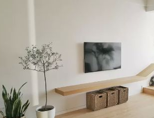 简约装修效果图 背景墙