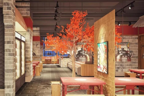 小餐馆仿古装修效果图