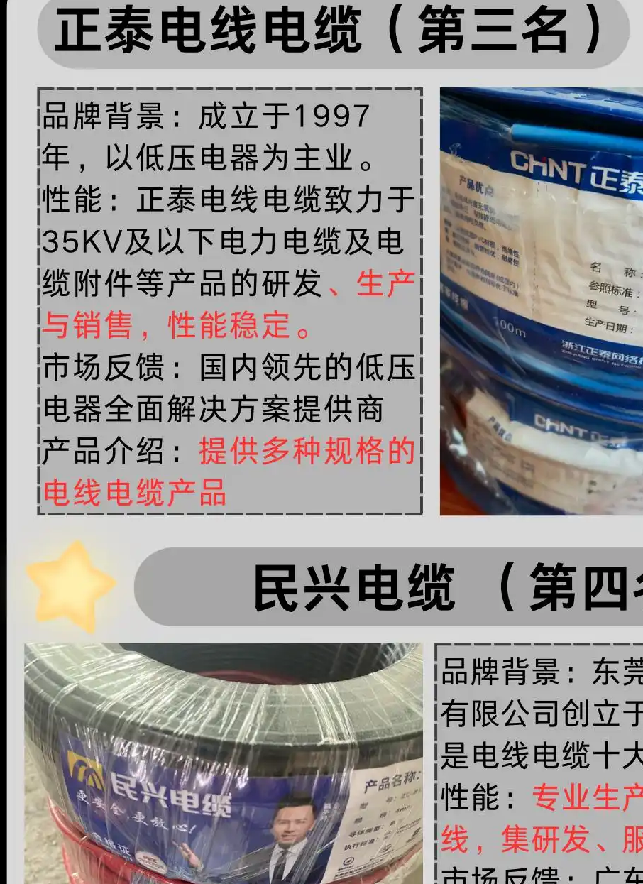 家装电线哪个牌子质量好