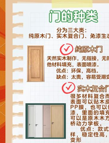 装修选门很重要！木门类型大揭秘，实木门优缺点全知道