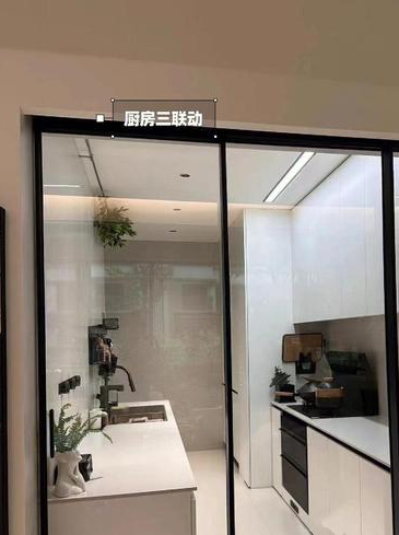 透明厨房装修效果图
