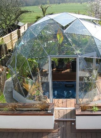 小型玻璃房子图片欣赏