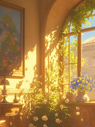 卧室大油画图片欣赏