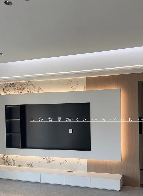 电视机上面的背景墙要怎么装饰