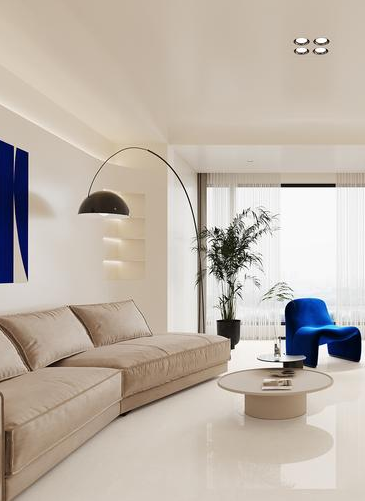 客厅装瓷砖效果图大全