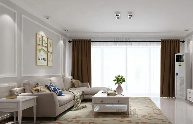 墙漆颜色效果图 客厅