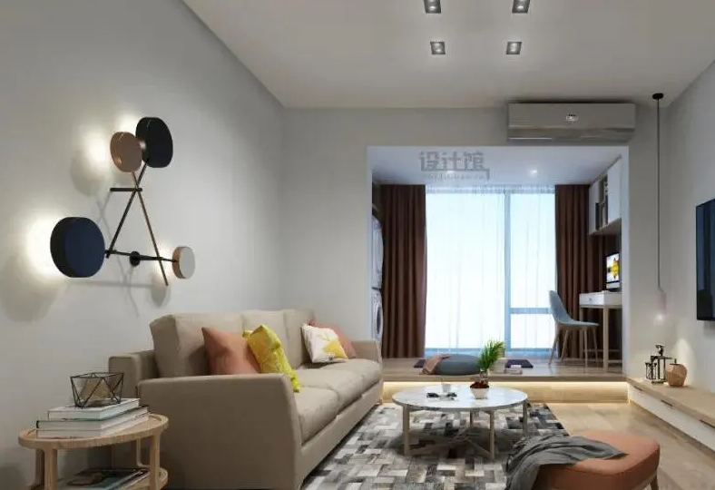 墙漆颜色效果图 客厅