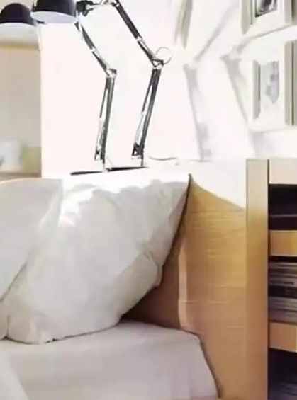 木工免漆板床头效果图