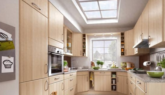 _厨房用什么色橱柜门好_厨房用什么颜色柜门旺财