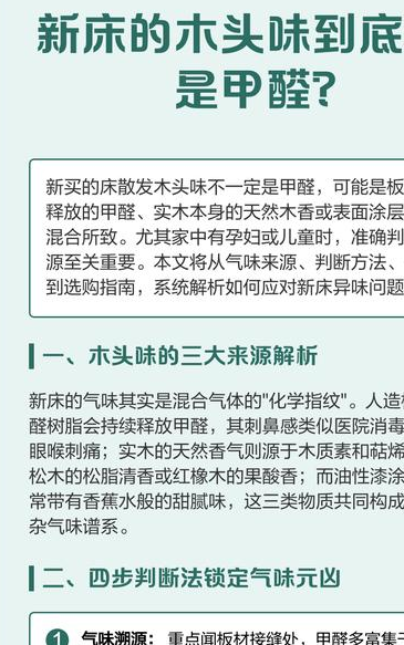 床有木头味道是甲醛吗