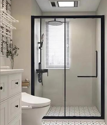 简欧风格卫生间地砖设计，如何选颜色及应用提升空间美感？