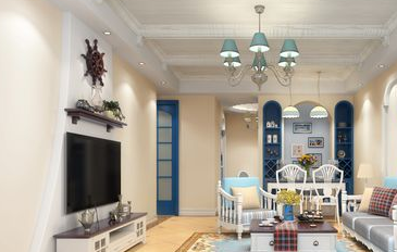 地中海风格墙纸:如何选择蓝白黄配色?打造清新海洋家居