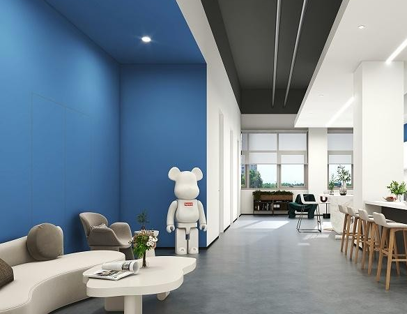 办公室室内颜色搭配效果图