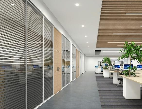 办公室室内颜色搭配效果图