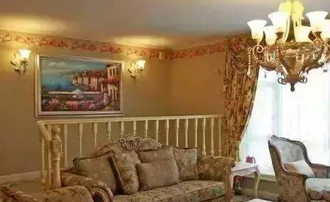 客厅窗帘效果图欧式