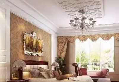 客厅窗帘效果图欧式