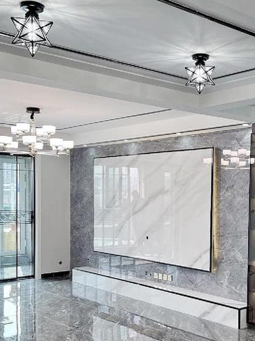 电视背景墙材料怎么选?实惠又好看的瓷砖、壁纸推荐,打造客厅焦点