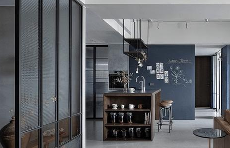 竹帘子装修效果图复古