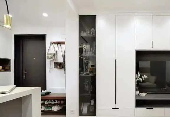 一字型客厅装修效果图