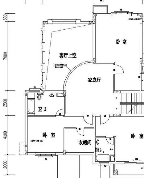 三层带车库露台农村别墅设计效果图