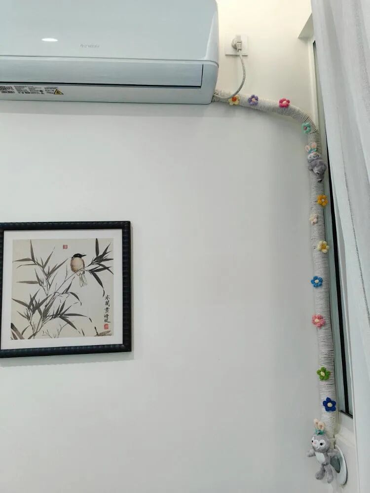 空调管子太丑怎么办？看了网友家的做法后，发现全是绝妙点子