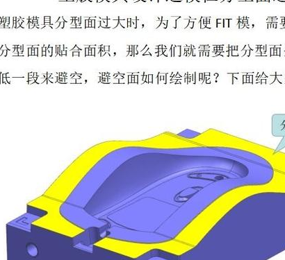 壁挂式空调积水盘注射模设计