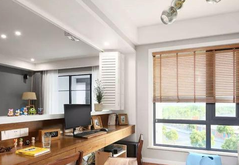 阳台开放式书房效果图