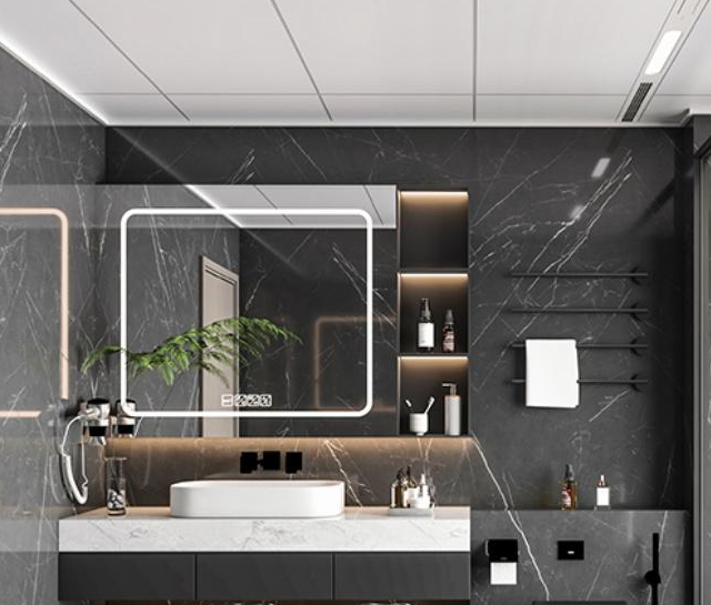 集成灶整体厨房效果图